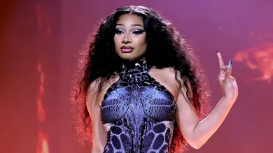 Megan Thee Stallion performs during the Hot Girl Summer Tour at Crypto.com Arena in Los Angeles