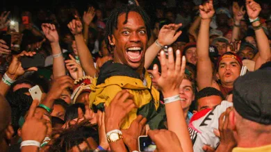 Travi$ Scott Wears Reebok Ventilators At Trillectro Music Festival