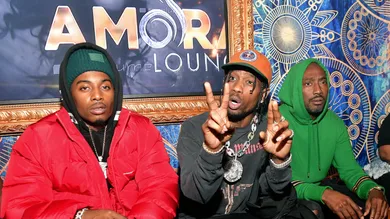 Travis Scott Hosts Amora Lounge