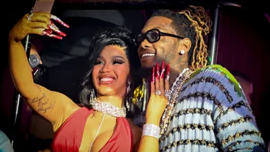 Cardi B And Offset Celebrate New Year's Eve 2023 At E11EVEN Miami