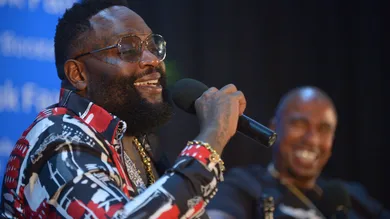 Rick Ross Promotes His New Book "Rick Ross Hurricanes: A Memoir"
