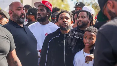 Kendrick Lamar music video shoot for "Not Like Us"