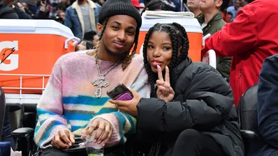 Celebrities At The Los Angeles Clippers Game