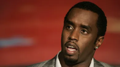 Sean "Diddy" Combs speaks at press confe