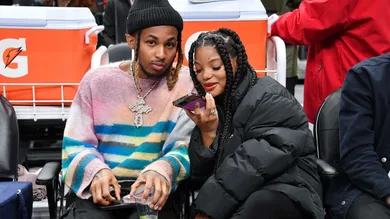 Celebrities At The Los Angeles Clippers Game