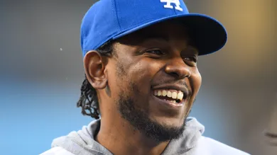 Celebrities At The Los Angeles Dodgers Game