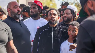 Kendrick Lamar music video shoot for "Not Like Us"