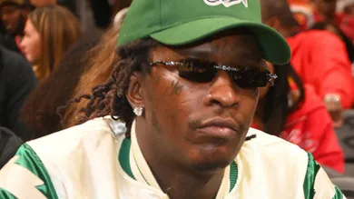 Celebrities Attend Golden State Warriors v Atlanta Hawks