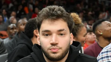 Celebrities Attend Toronto Raptors v Atlanta Hawks