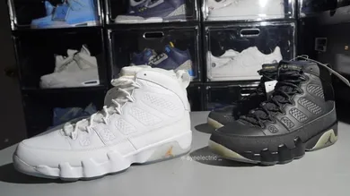 Drake-OVO-Air-Jordan-9-White-Black-Samples