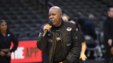 Celebrities At The Los Angeles Clippers Game