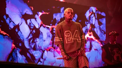 Chris Brown Performs At FNB Stadium