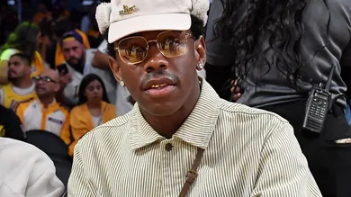 Celebrities At The Los Angeles Lakers Game