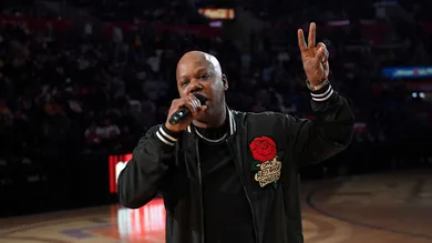 Celebrities At The Los Angeles Clippers Game