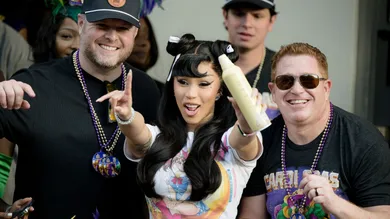 Cardi B Visits Fat Tuesday Bourbon 2