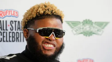 NBA: All Star-Celebrity Game-Team Bonds at Team Rice