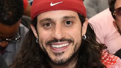 Celebrities Attend Philadelphia 76ers v Atlanta Hawks