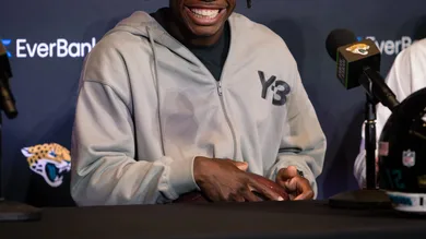 NFL: Jacksonville Jaguars-Travis Hunter Press Conference