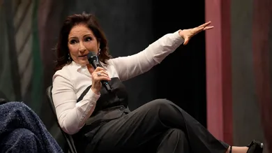 VIPs Visit "Real Women Have Curves" On Broadway