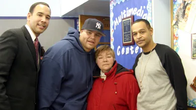 Fat Joe Computer Donation to P.S.146 in the Bronx