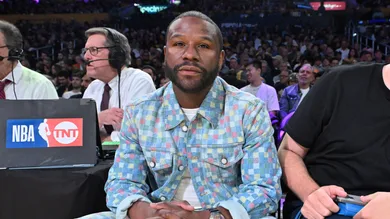 Celebrities At The Los Angeles Lakers Game