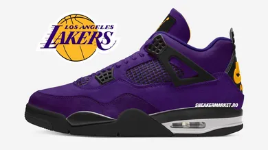 jordan 4 lakers custom