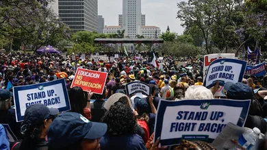 Protests Erupt In L.A. County Sparked By Federal Immigration Raids