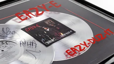Double Platinum RIAA Award for 'Eazy-Duz-It' – Presented to DJ Yella 2
