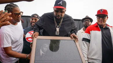 City Of East Point Unveils A Rico Wade Monument