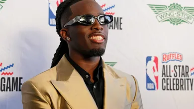 NBA: All Star-Celebrity Game-Team Bonds at Team Rice