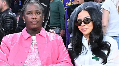 Celebrities At The Los Angeles Lakers Game