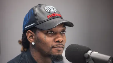 Offset Visits The Ferrari And BT Show On 96.1 The Beat