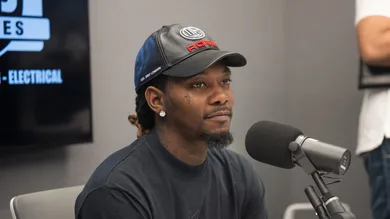 Offset Visits The Ferrari And BT Show On 96.1 The Beat