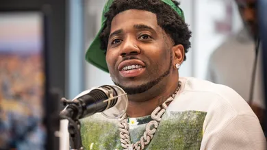 YFN Lucci Visits The Ferrari And BT Show On 96.1 The Beat