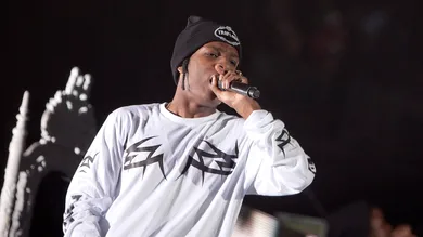 A$AP Rocky Opens Rihanna's "Diamonds" World Tour - New York, NY