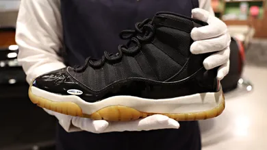 Michael Jordan Signed 'Player Sample' Deadstock Air Jordan 11 'Space Jam' Sneakers Offered In Sotheby's Online Auction