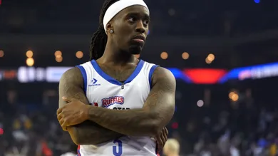 NBA: All Star-Celebrity Game-Team Bonds at Team Rice