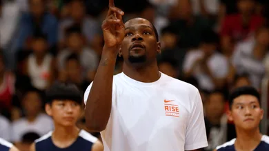 Kevin Durant Visits Hong Kong