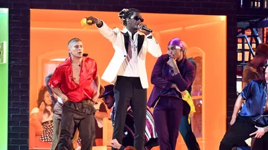 February 10, 2019; Los Angeles, CA, USA; YOung Thug performs with Camila Cabello during the 61st Annual GRAMMY Awards on Feb.