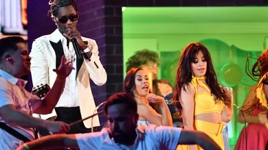 February 10, 2019; Los Angeles, CA, USA; Young Thug (L) and Camila Cabello perform    Havana    during the 61st Annual GRAMMY