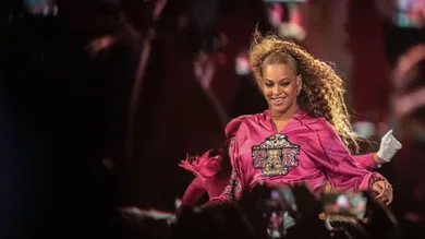 Beyonce performs during the Coachella Valley Music and Arts Festival at Empire Polo Club, April 21, 2019. 

Beyonce performs
