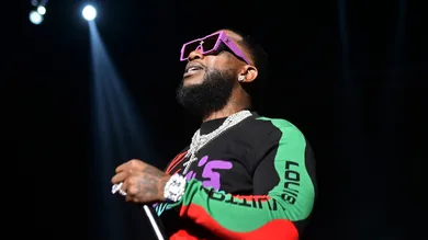 Gucci Mane performs at FedExForum for the Legendz of the Streetz Tour on February 6, 2022, in Memphis.Jf1 0226