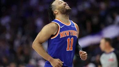 NBA: Playoffs-New York Knicks at Philadelphia 76ers