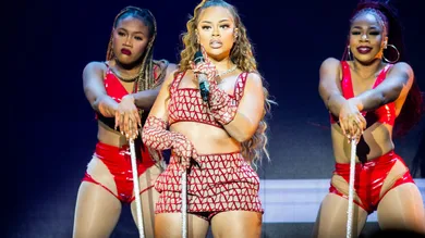 Latto opens for Lizzo at  Footprint Center in Phoenix on May 24, 2023.
