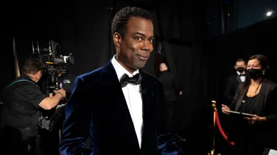 Mar 27, 2022; Los Angeles, CA, USA; Chris Rock backstage during the 94th Academy Awards at the Dolby Theatre. Mandatory Credit: