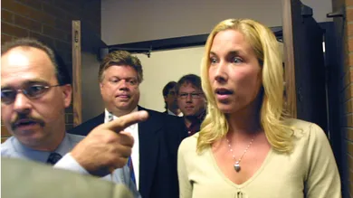 Kim Mathers Appears In Court