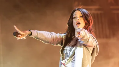 Rihanna used expletives to describe Indiana's RFRA law during her set at the March Madness Music Festival & Coca Cola Zero