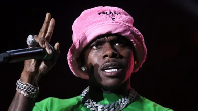 DaBaby performs on Beale Street Music Fest's opening night at Liberty Bowl Park on Friday, April 29, 2022.Beale 23