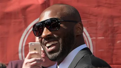 Jul 13, 2016; Los Angeles, CA, USA; Former basketball player Kobe Bryant arrives on the red carpet for the 2016 ESPY Awards at