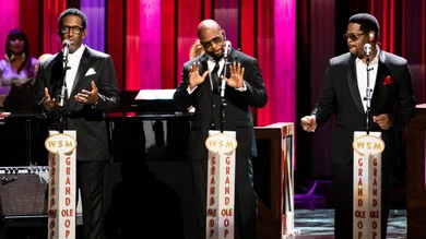 Boyz II Men performs during the "An Opry Salute to Ray Charles" concert at The Grand Ole Opry in Nashville Oct. 8,